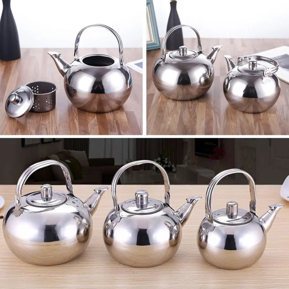Stainless Steel Tea & Coffee Kettle with Infuser | 1–2.5L