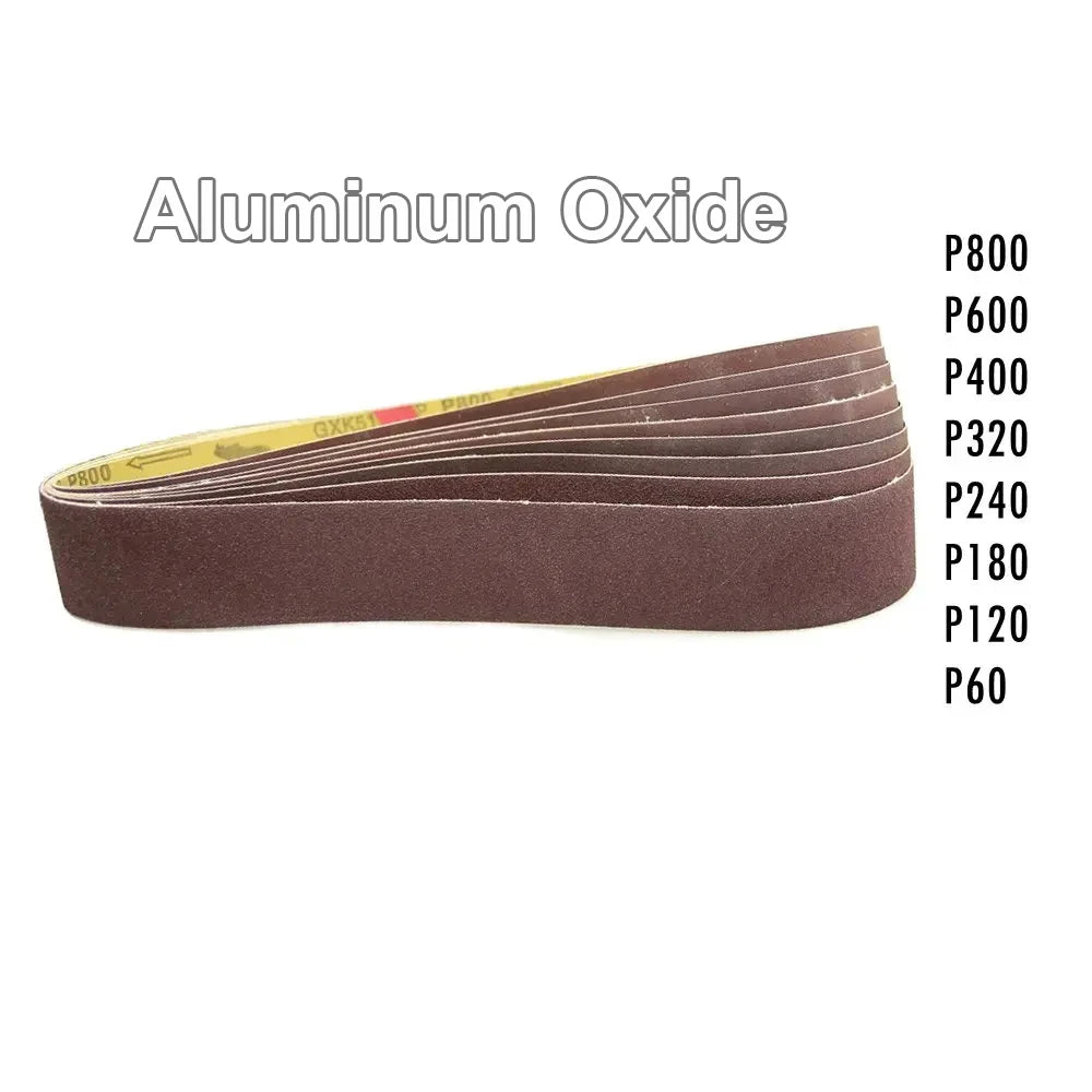 10-Pack 2"x36" Abrasive Sanding Belts – Wood & Metal Grinding