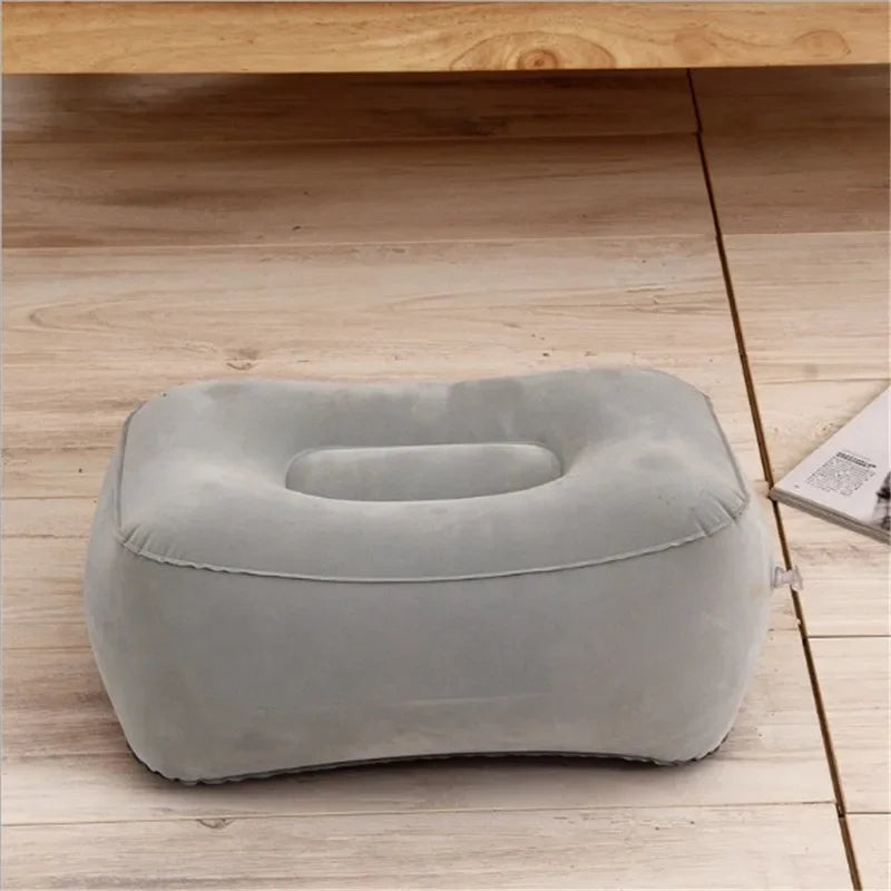 Inflatable Travel Footrest Pillow – Portable Foot Rest Pad