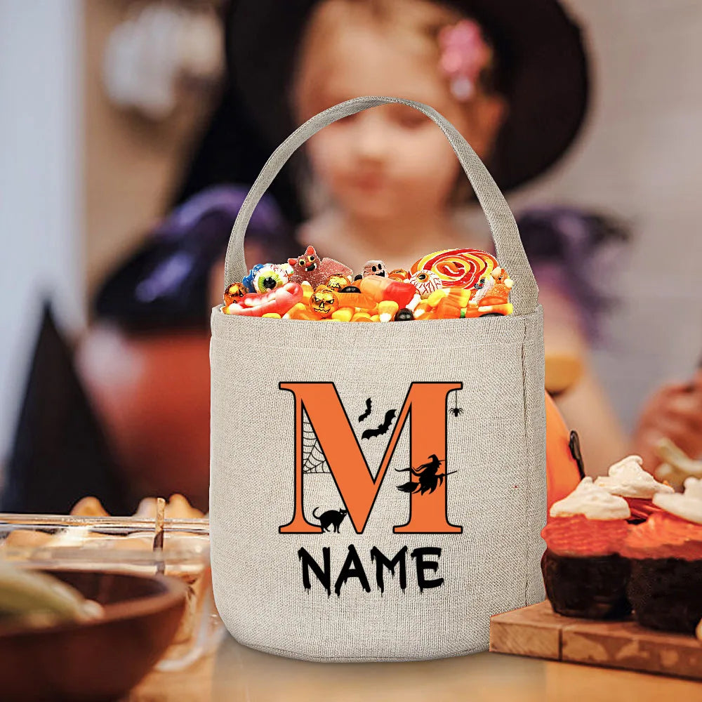 Personalized Halloween Trick or Treat Bag – Kids' Candy Tote