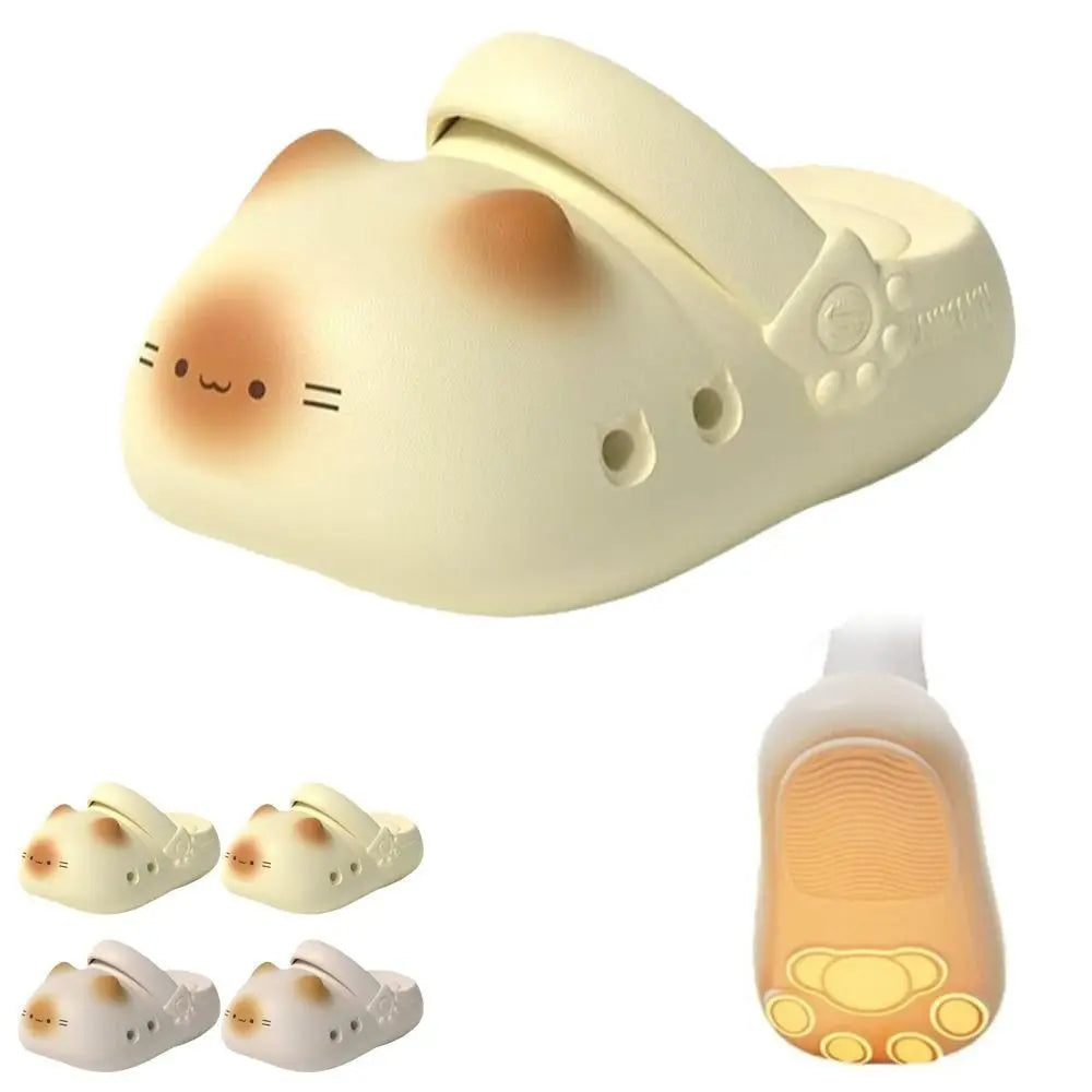 Women's Cat Paw Waterproof Anti-Slip Indoor Slippers