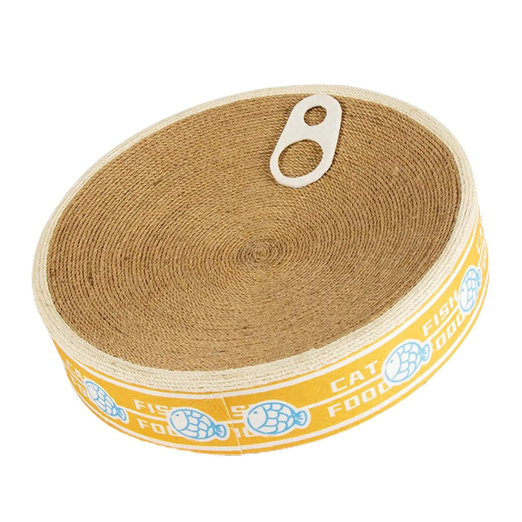 Kesoto Round Sisal Cat Scratcher Lounge Bed | Furniture Guard