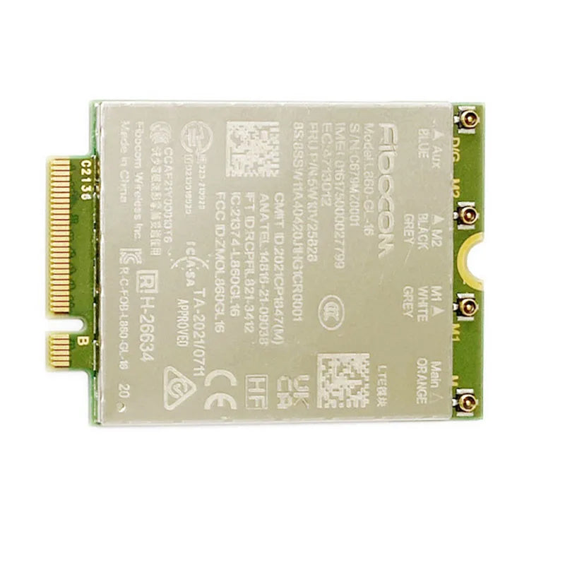 L860-GL-16 4G LTE M.2 Module for ThinkPad L13 L14 L15 P16 Z13
