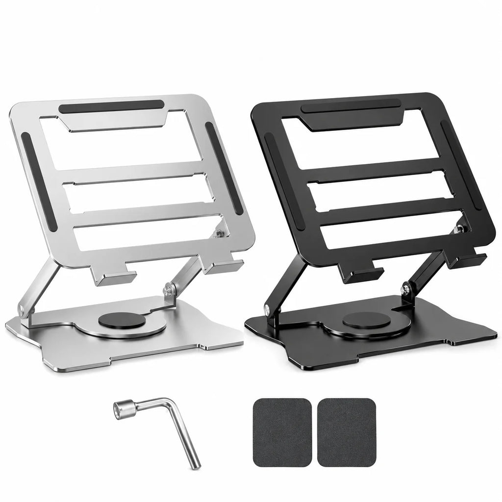 Foldable Laptop Stand 360° Rotating Adjustable Height | NIFTY