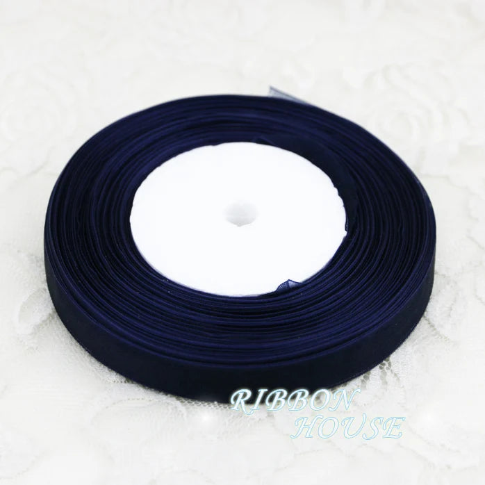 Navy Blue Organza Ribbon 12mm 50 Yards – Gift & Craft Wrap
