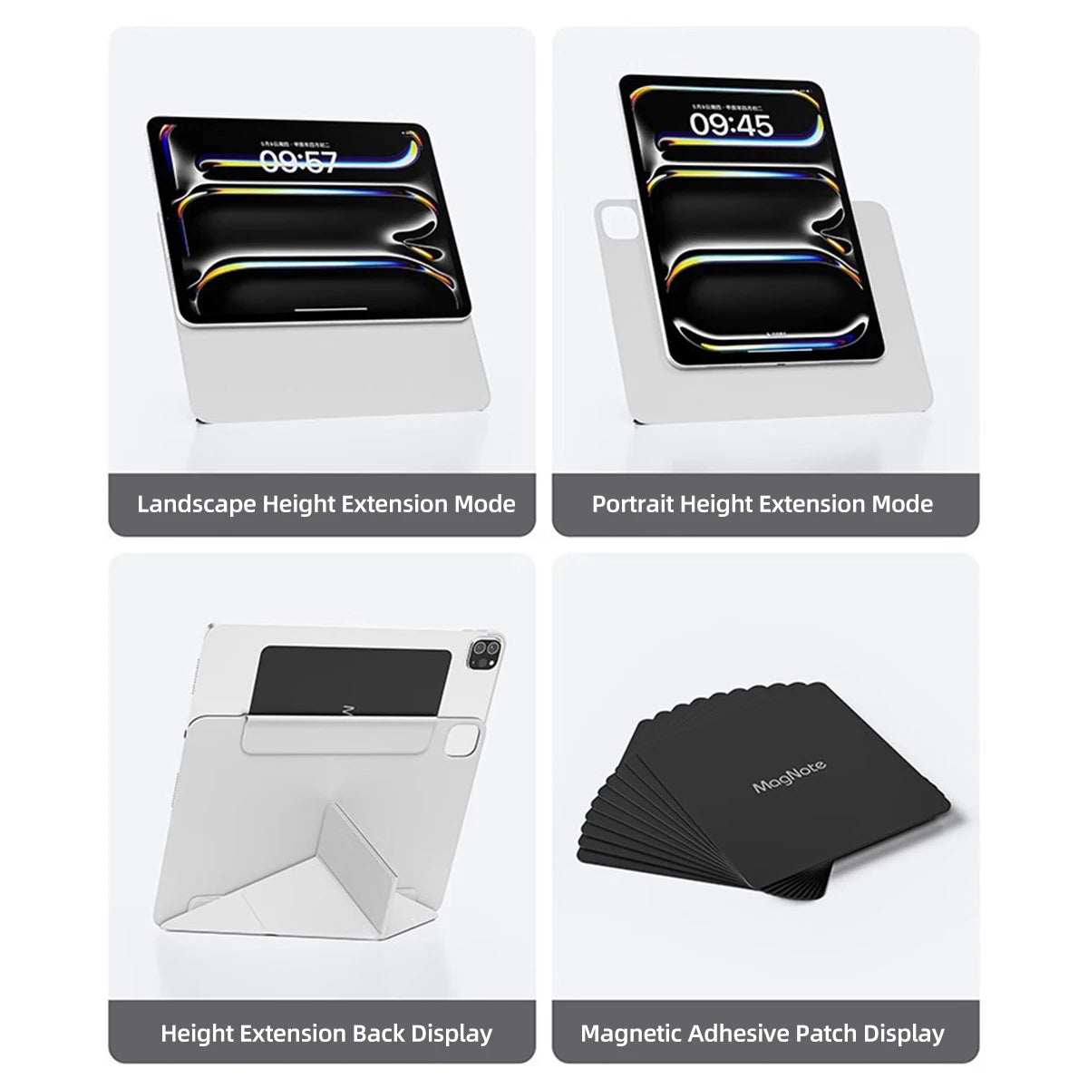 Universal Magnetic Tile Holder for iPad & E-Reader Tablets
