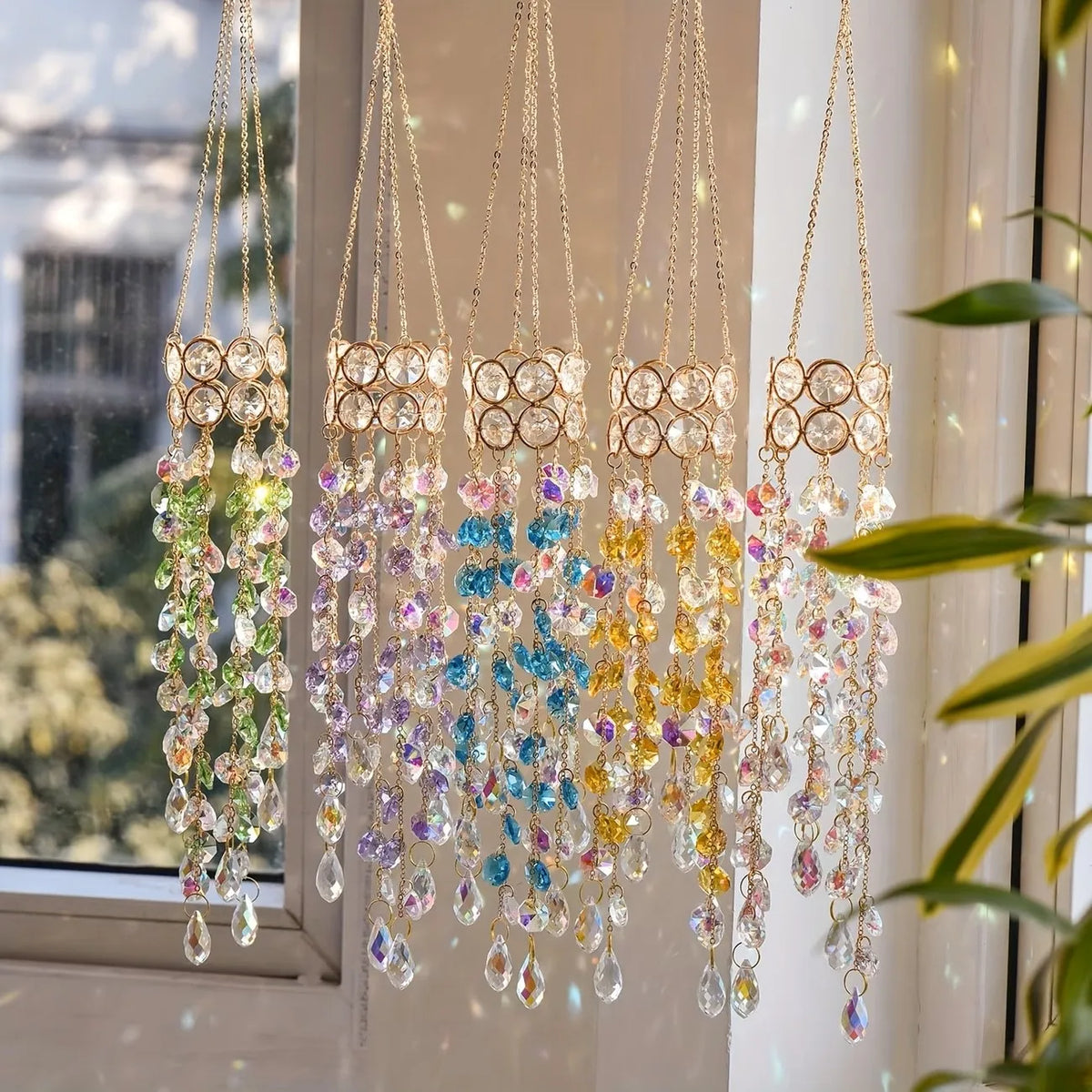 Crystal Sun Catcher Hanging Window Prism Rainbow Maker