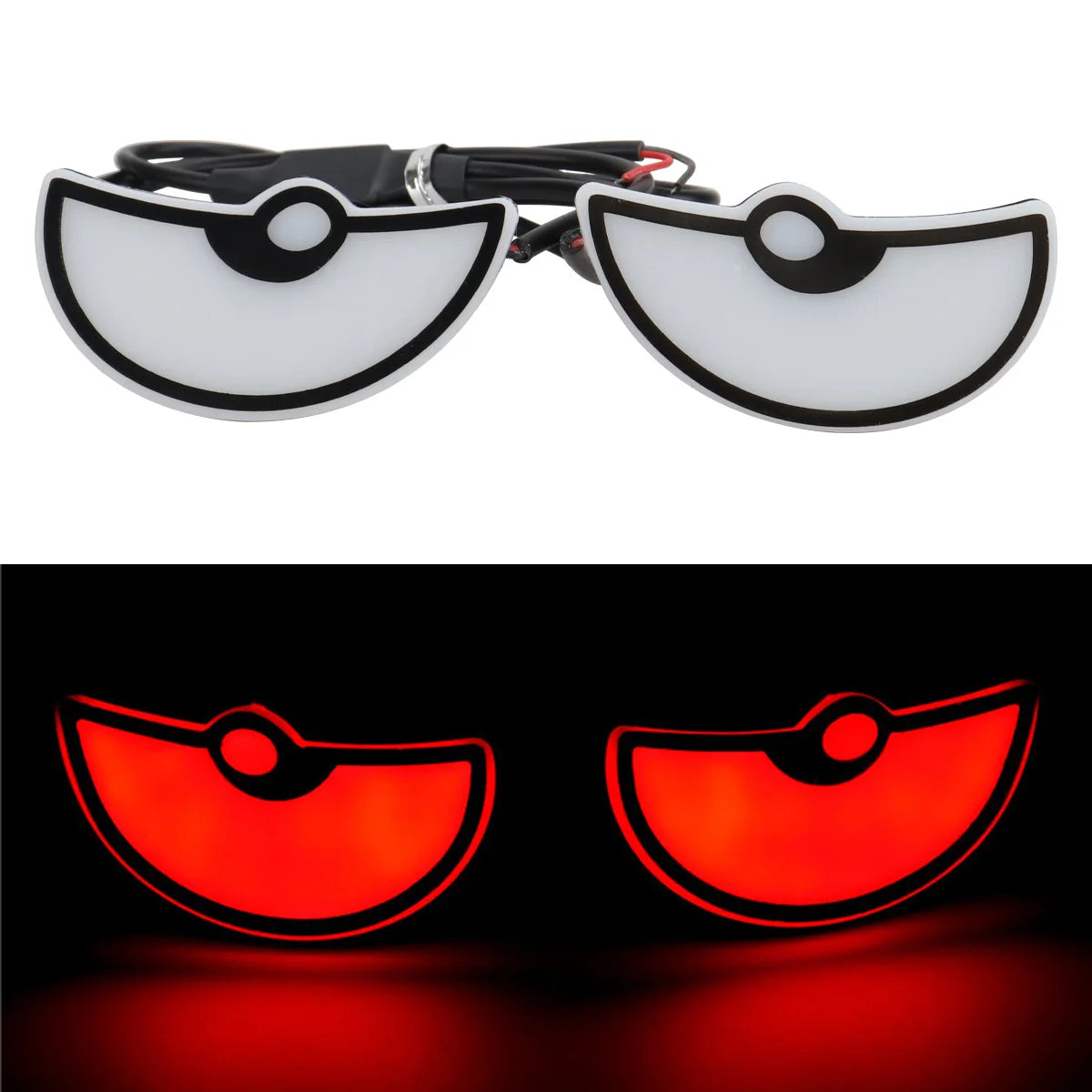 2-Pack LED Demon Eye Headlight Accent Lights – Car & Motorcycle