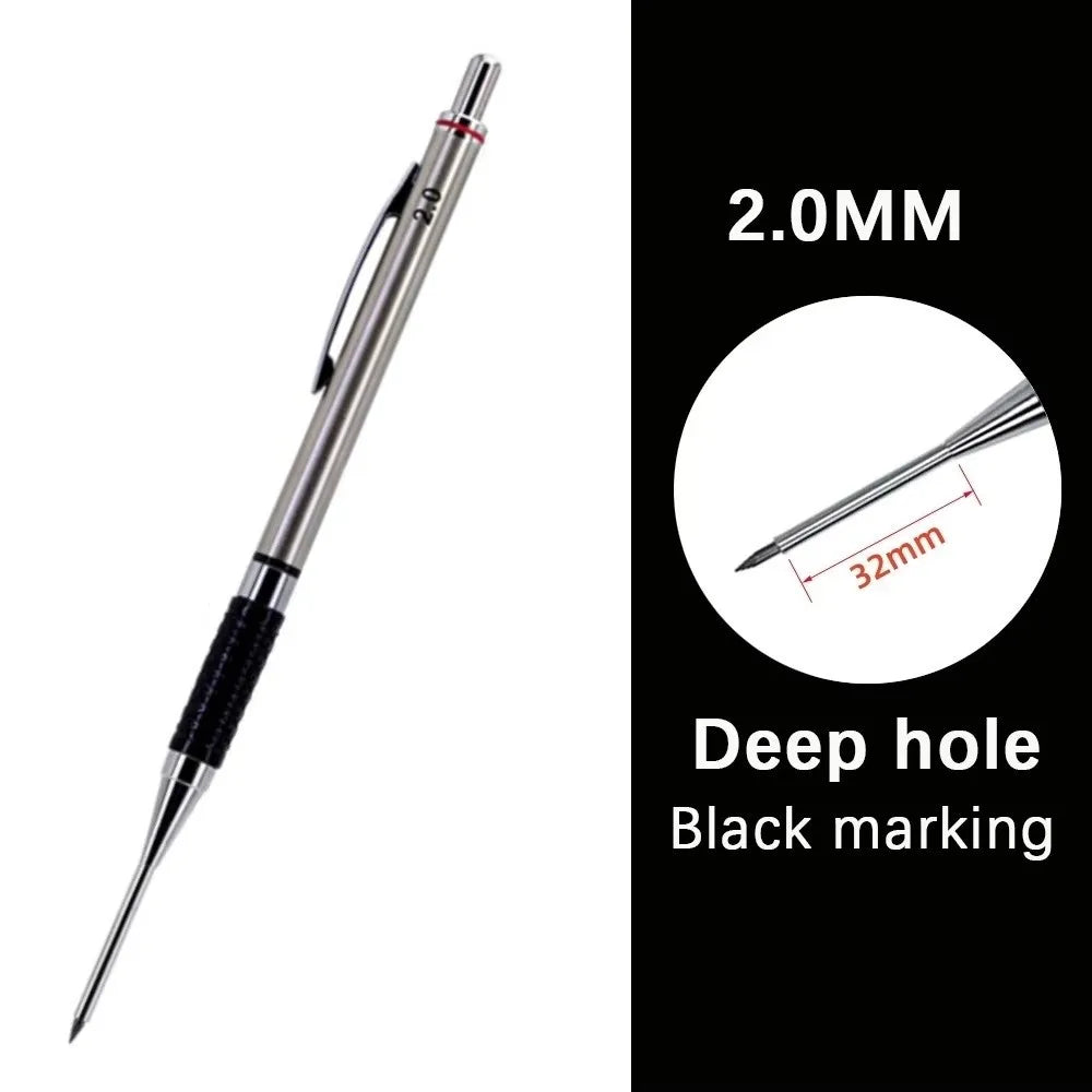 Metal 2.0mm Deep Hole Mechanical Pencil – Woodworking Scribe
