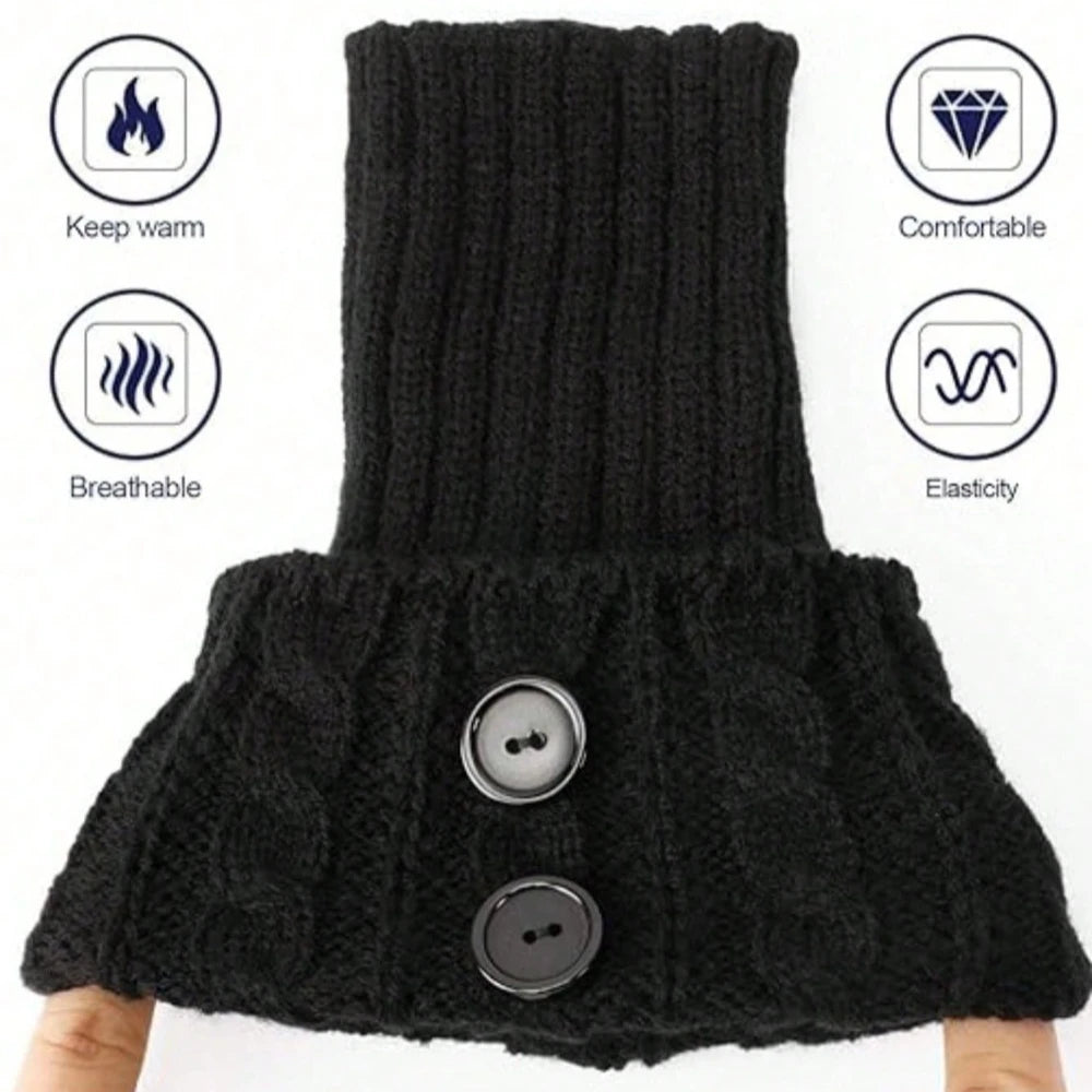 Women's Crochet Boot Cuffs – Winter Leg Warmers Over Boot