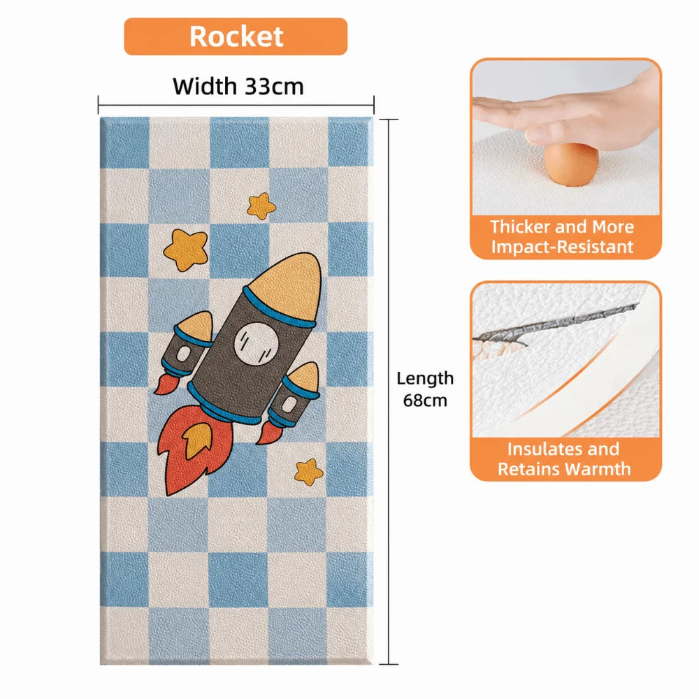 XPE Foam Cartoon Wall Protector | Self-Adhesive Padded Bumper