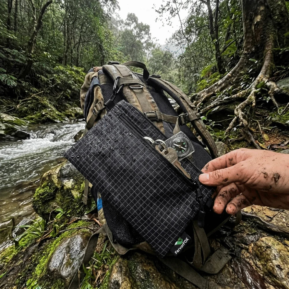 Waterproof Outdoor Storage Bag – Zipper Key Card Wallet Organizer