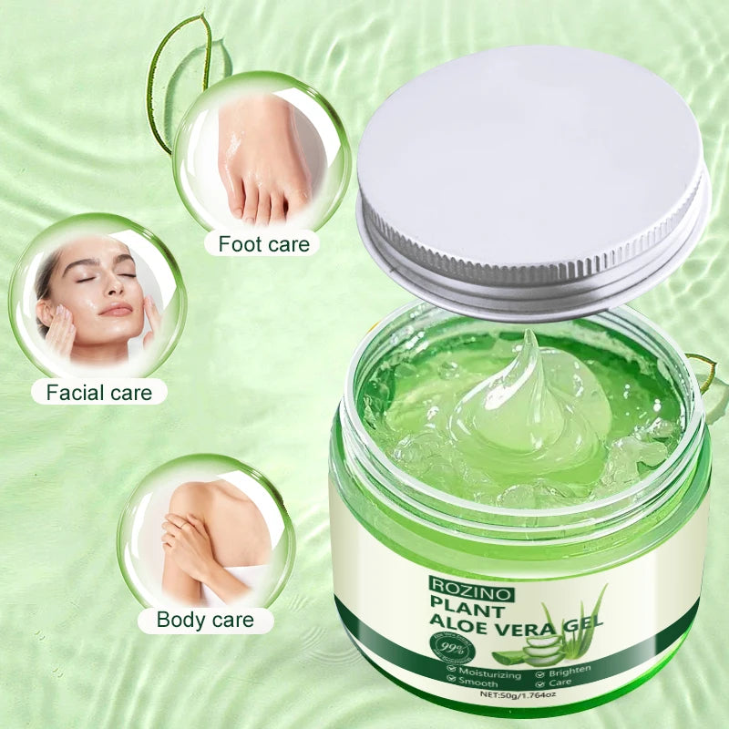 ROZINO Aloe Vera Gel 50g – Face, Body & Post-Sun Moisturizer
