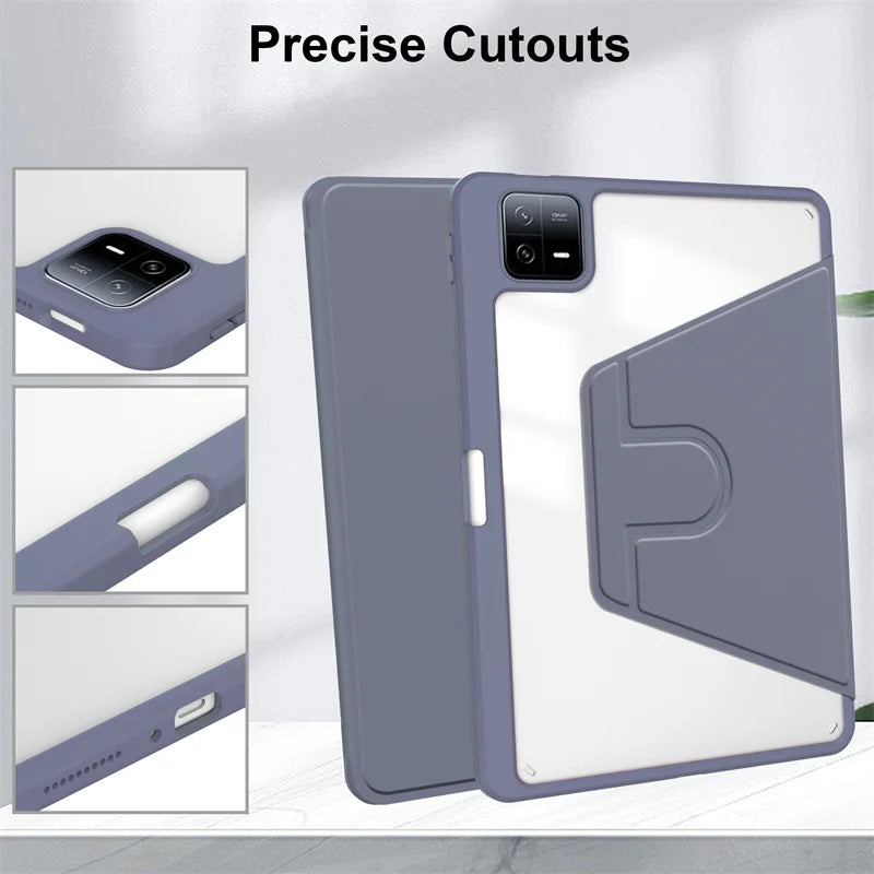 Xiaomi Pad 8 Pro / Poco Pad X1 Case – 360° Stand & Pencil Holder