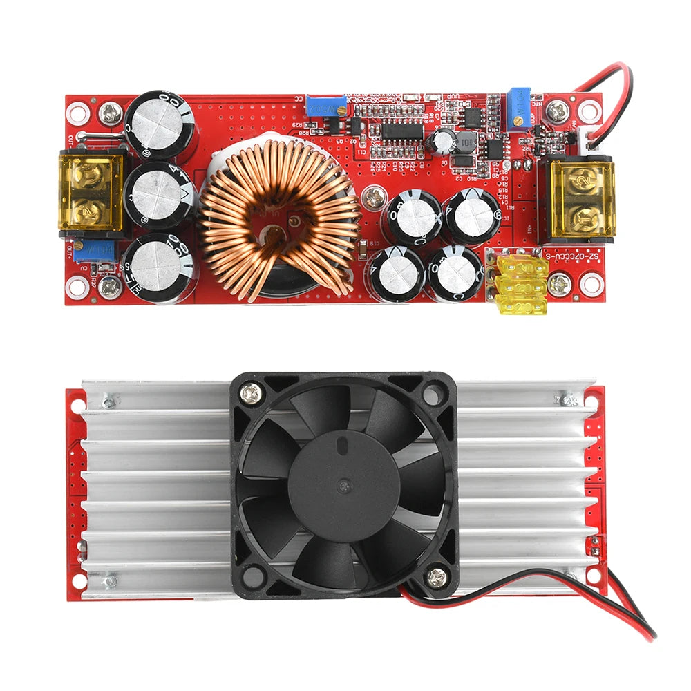 DC-DC Boost Converter 1800W 40A / 1200W 20A Adjustable Step-Up