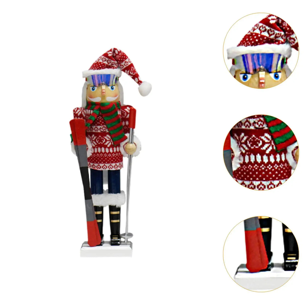 Wooden Christmas Nutcracker Figurine | Festive Home Décor