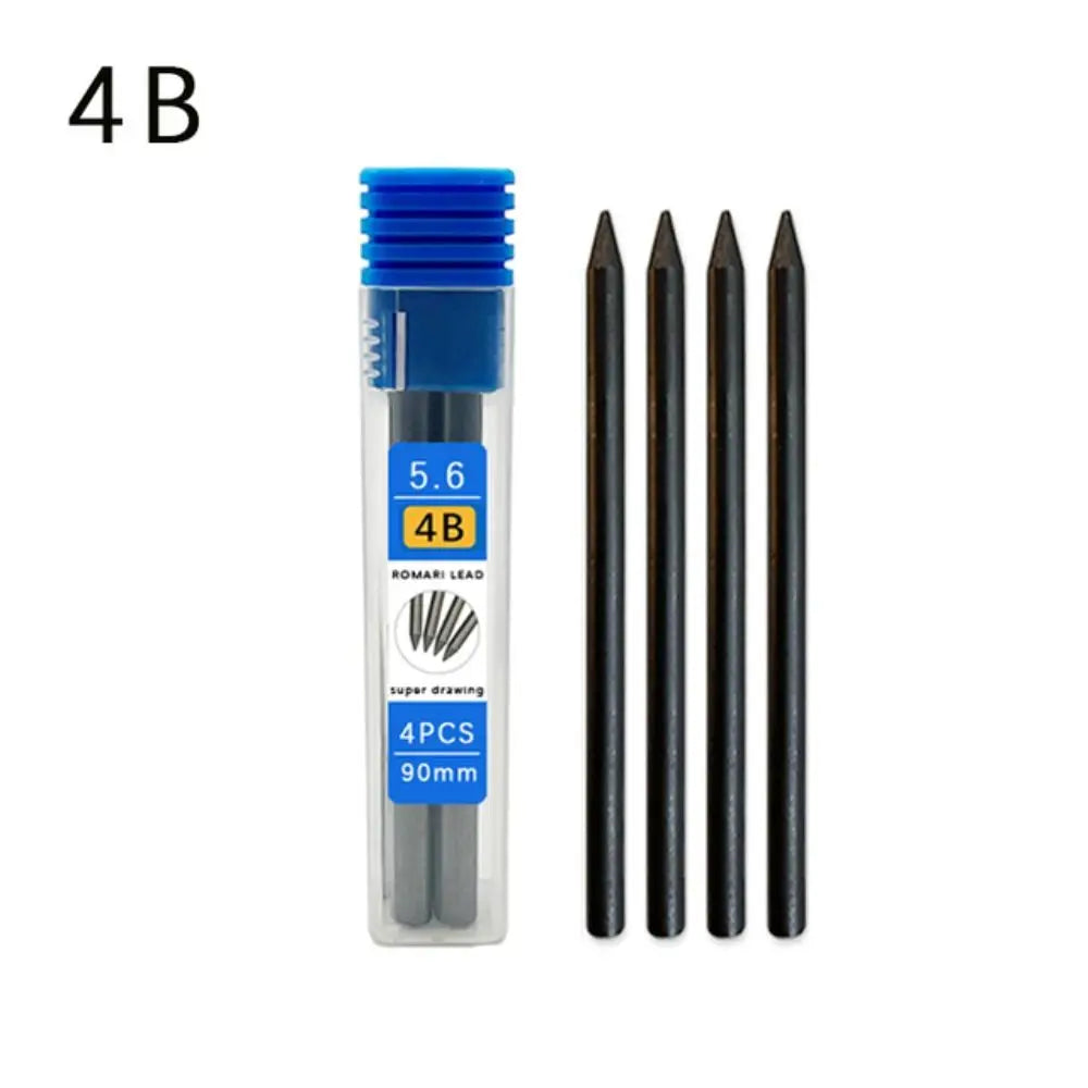 5.6mm Metal Mechanical Clutch Pencil | Sketch & Drawing 2B–8B