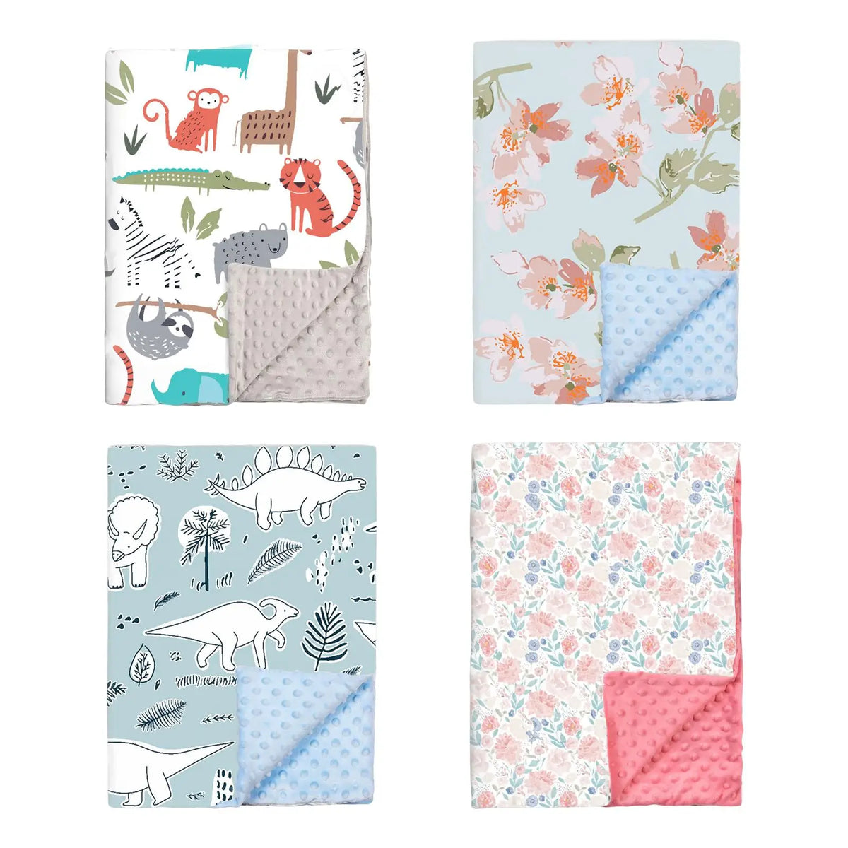 Warm Flannel Baby Swaddle Blanket – Newborn to Toddler