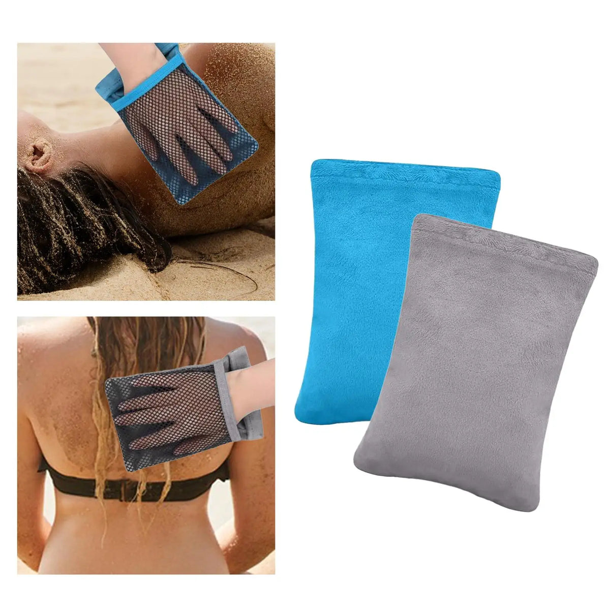 Kesoto Sand Remover Bag – Portable Beach Powder Pouch