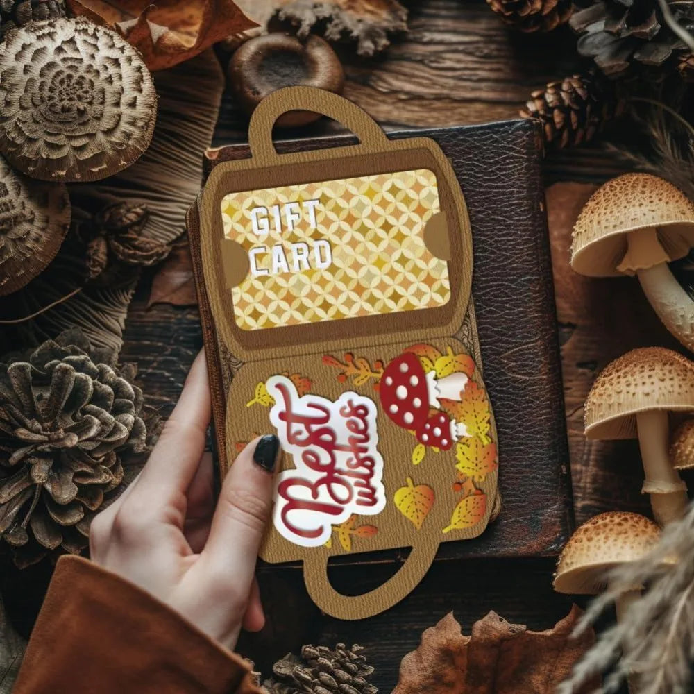 2-Piece Coffee & Tea Cup Cutting Dies for DIY Scrapbooking