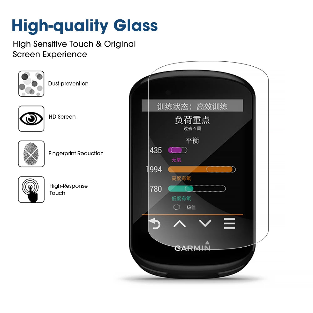 Tempered Glass Screen Protector for Garmin Edge GPS