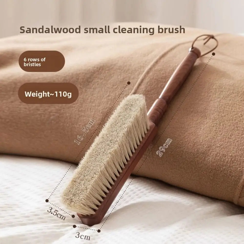 Soft Bristle Beech Wood Bed & Sofa Brush – Long Handle