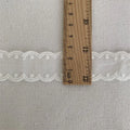 5-Yard Cotton Embroidered Lace Trim for Sewing & DIY Crafts