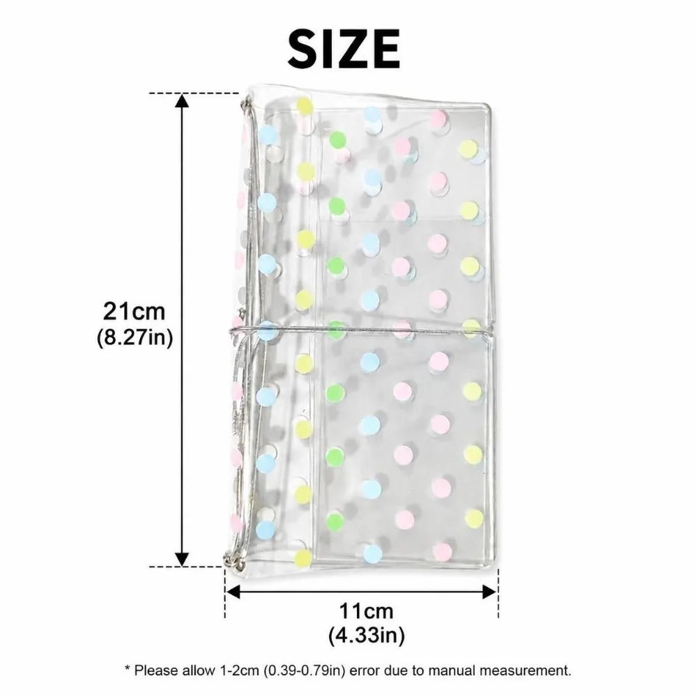 Transparent PVC TN Traveler Notebook Cover with Elastic Band