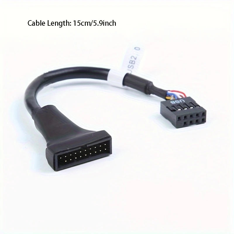 USB 3.0 to USB 2.0 Converter Cable – 20 Pin to 9 Pin Adapter