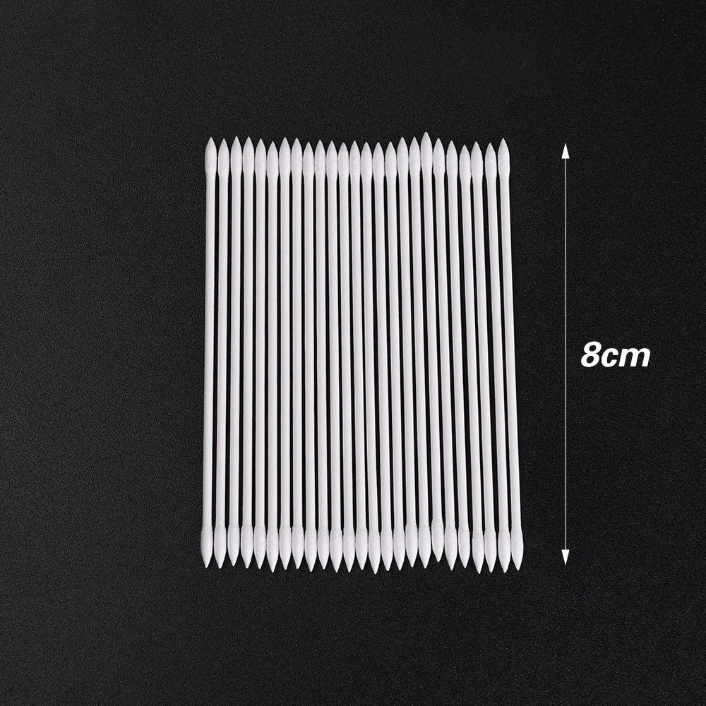 Double-Head Cotton Swabs for Phone Charging Port Cleaning – 25pc