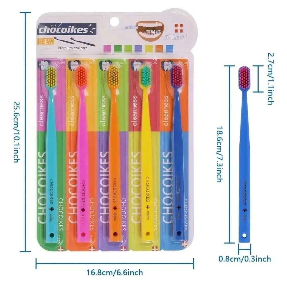 5-Pack Soft Interdental Toothbrush Set | Travel Oral Care