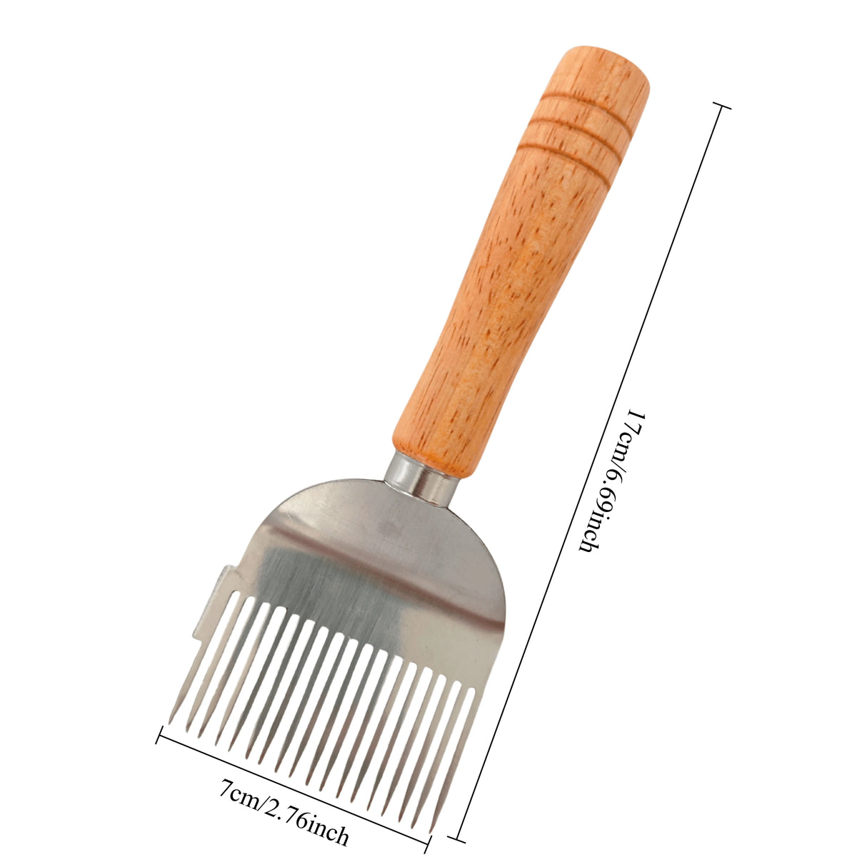 17-Root Stainless Steel Uncapping Fork | Beekeeping Honey Tool
