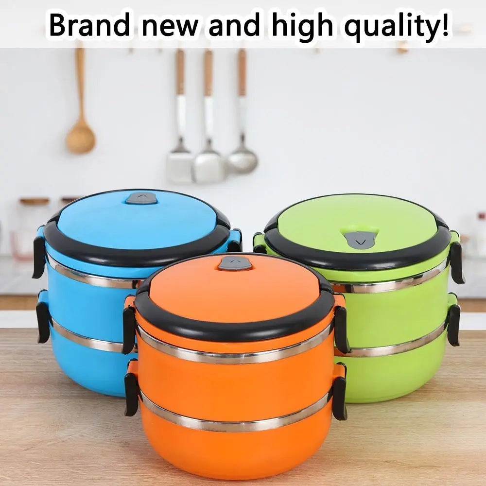Vacuum Insulated Stainless Steel Lunch Box | Hot Food Flask