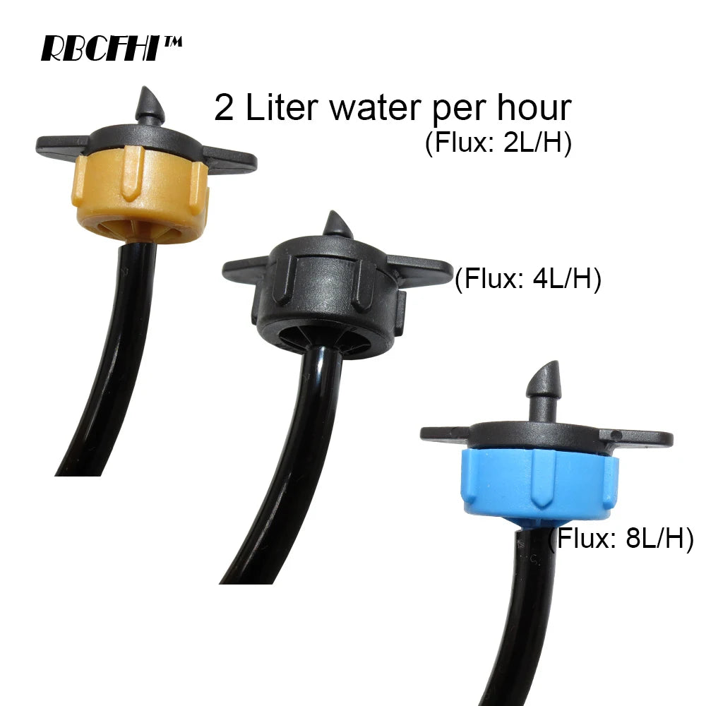 Pressure Compensating Drip Emitters 2L 4L 8L | Garden Irrigation
