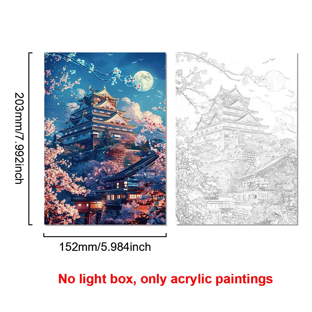 Tokyo Japan LED Light Painting – 2-in-1 Wall & Desk Lamp