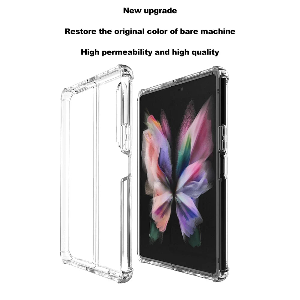 Clear Hard PC Full Cover Case – Samsung Galaxy Z Fold 2/3/4/5