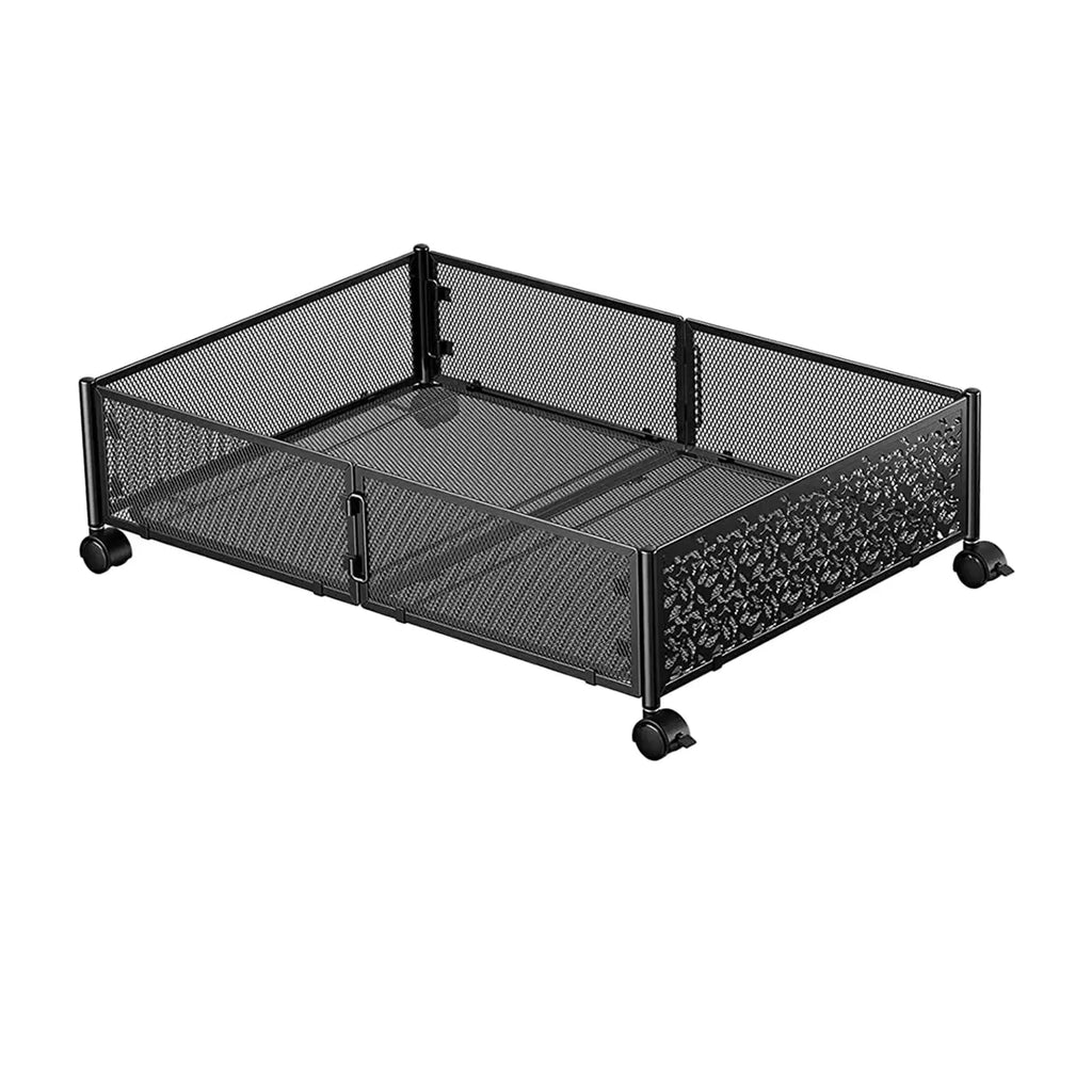 Under Bed Rolling Storage Organizer with Wheels | Foldable