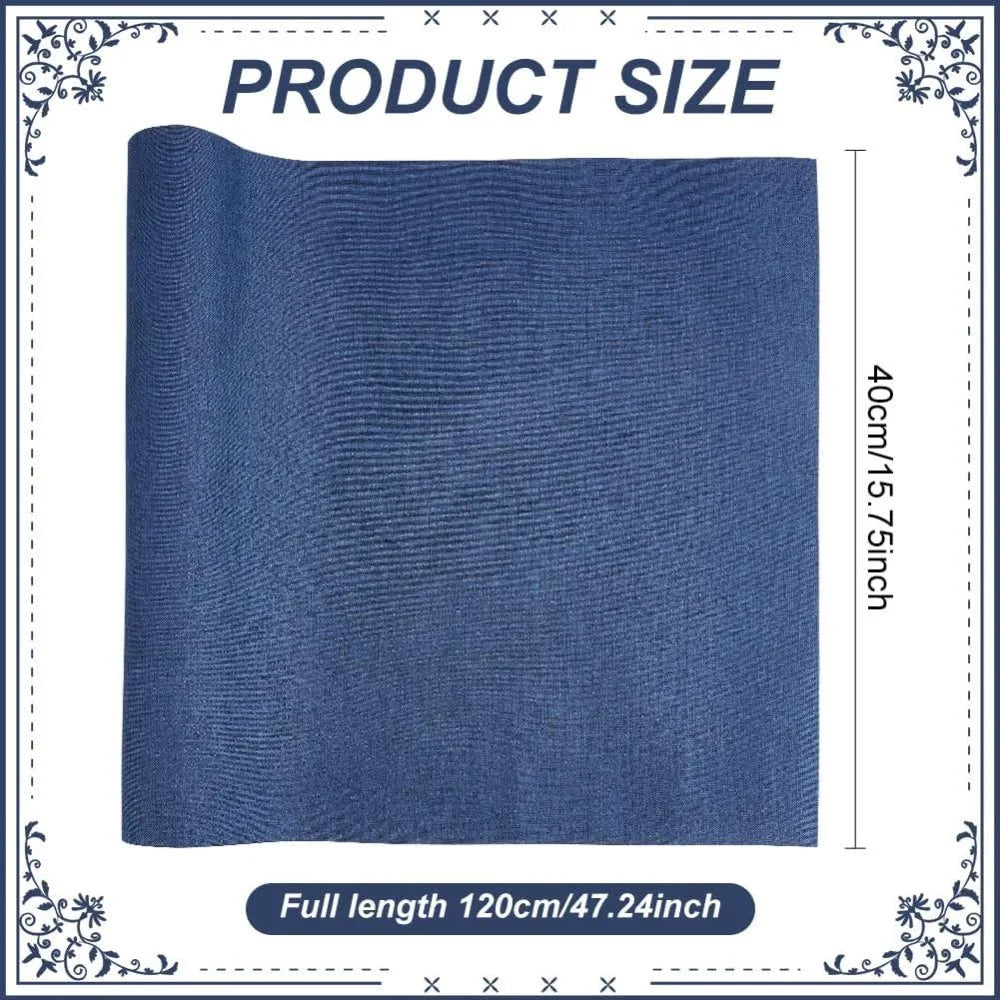 Prussian Blue Binding Cloth Fabric 47x15.7 In | DIY Crafts
