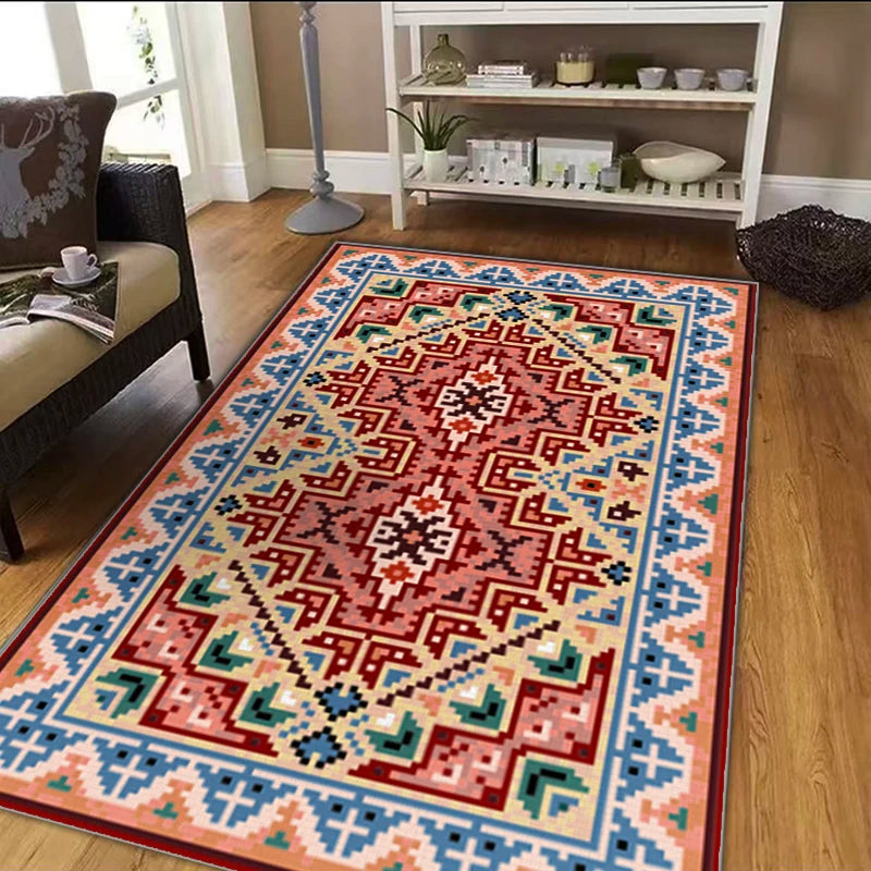VIKAMA Moroccan Persian Area Rug – Non-Slip Floor Mat