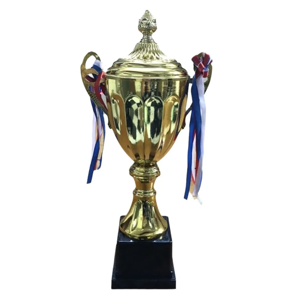 Gold Trophy Award Cup with Lid – Sports & Competition Prize