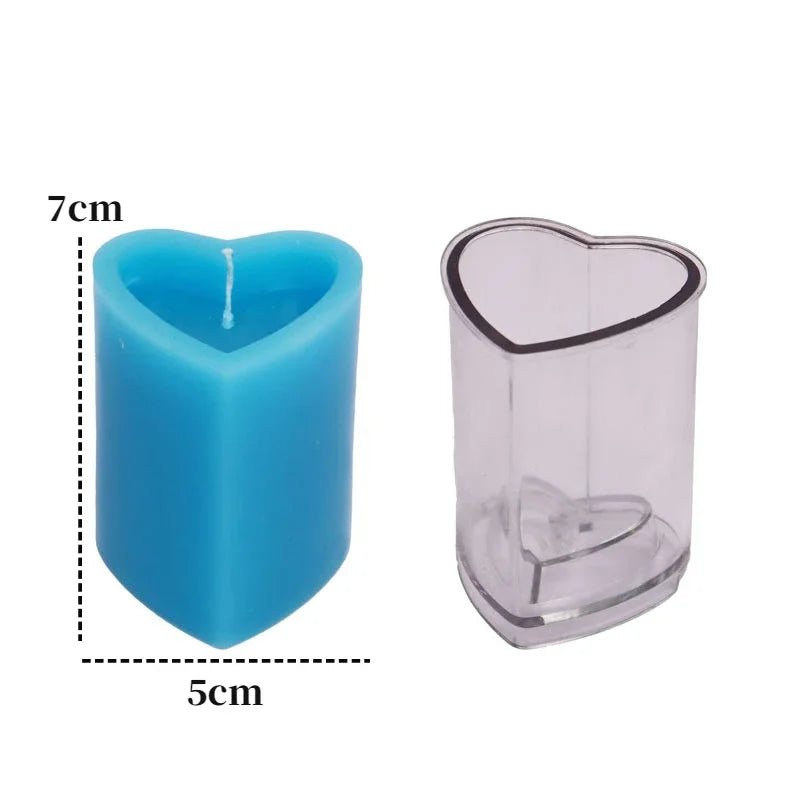 DIY Plastic Candle Molds – Cylinder, Round & Irregular Shapes
