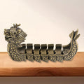 Brass Dragon Boat Figurine – Desk & Tea Table Ornament