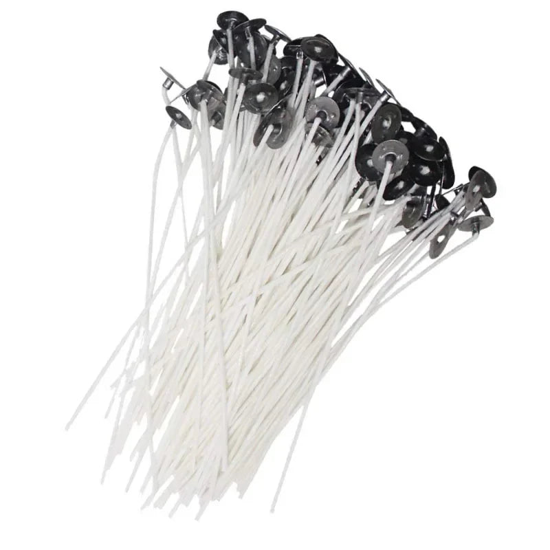Cotton Candle Wicks 50/100 Pack – 9cm & 15cm for Candle Making