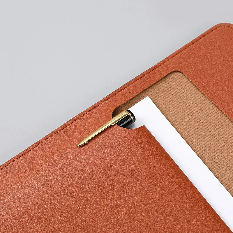 PU Leather Document Bag – A4/A5/A6 Envelope File Organizer