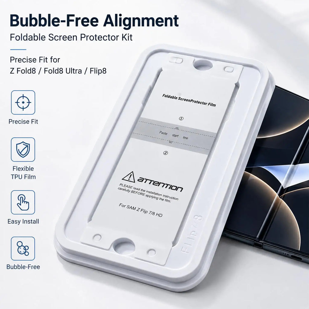 TPU Hydrogel Screen Protector – Samsung Galaxy Z Fold 8 & Flip 8