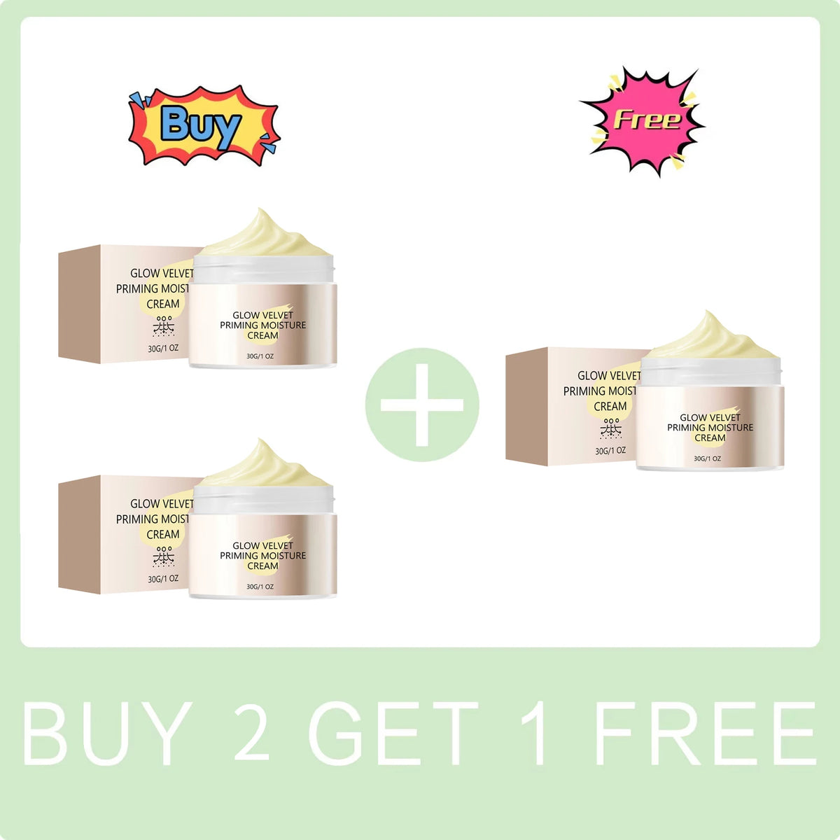 Velvet Primer Moisturizer – Pore-Blurring Oil Control Face Cream