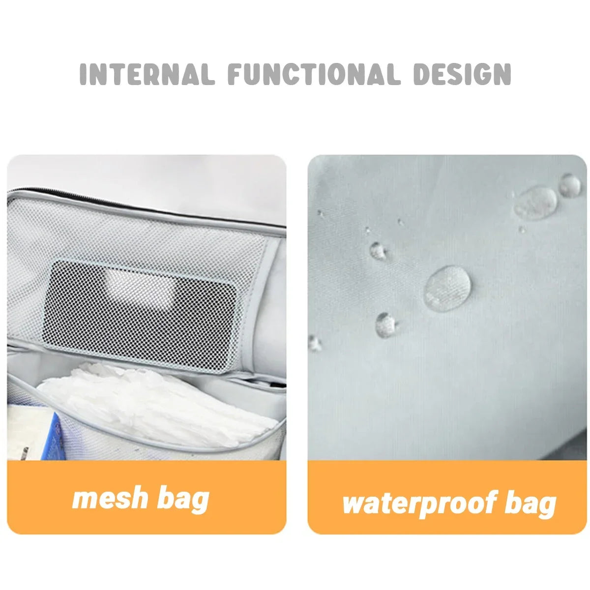 Large Waterproof Baby Stroller Diaper Bag Organizer | NIFTY