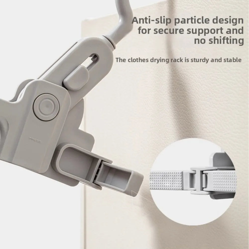 6-Hole Foldable Clothes Hanger – Lightweight Travel Rack