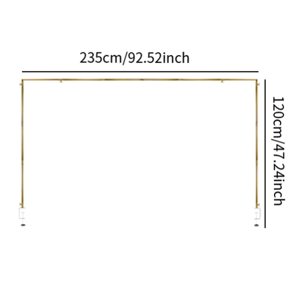 Adjustable Iron Table Arch Stand | Tabletop Backdrop Decor
