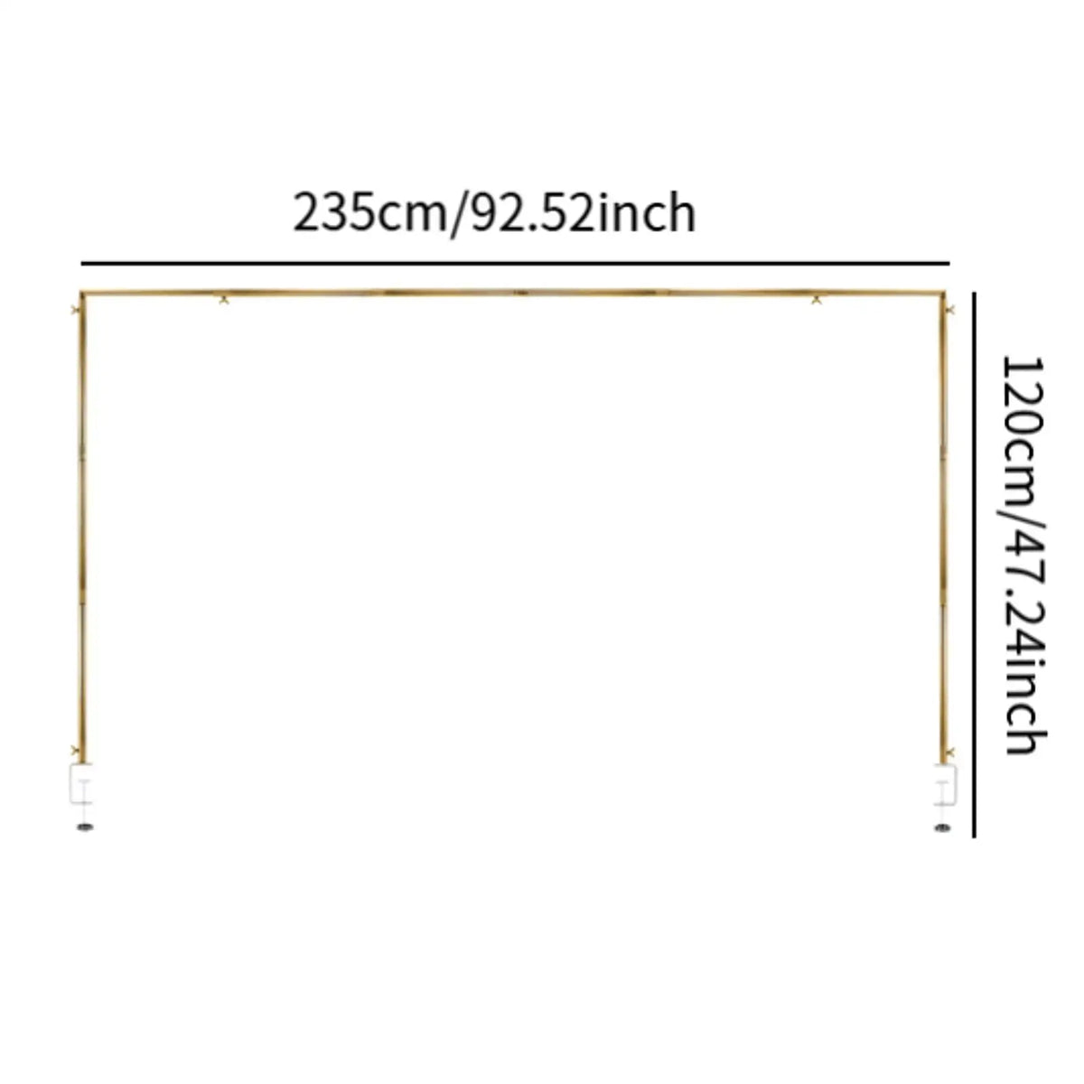 Adjustable Iron Table Arch Stand | Tabletop Backdrop Decor